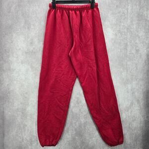 Red Oak Red Pullon Trousers Jogger Cotton Sweatpants Fleece Bottom Pants S Small